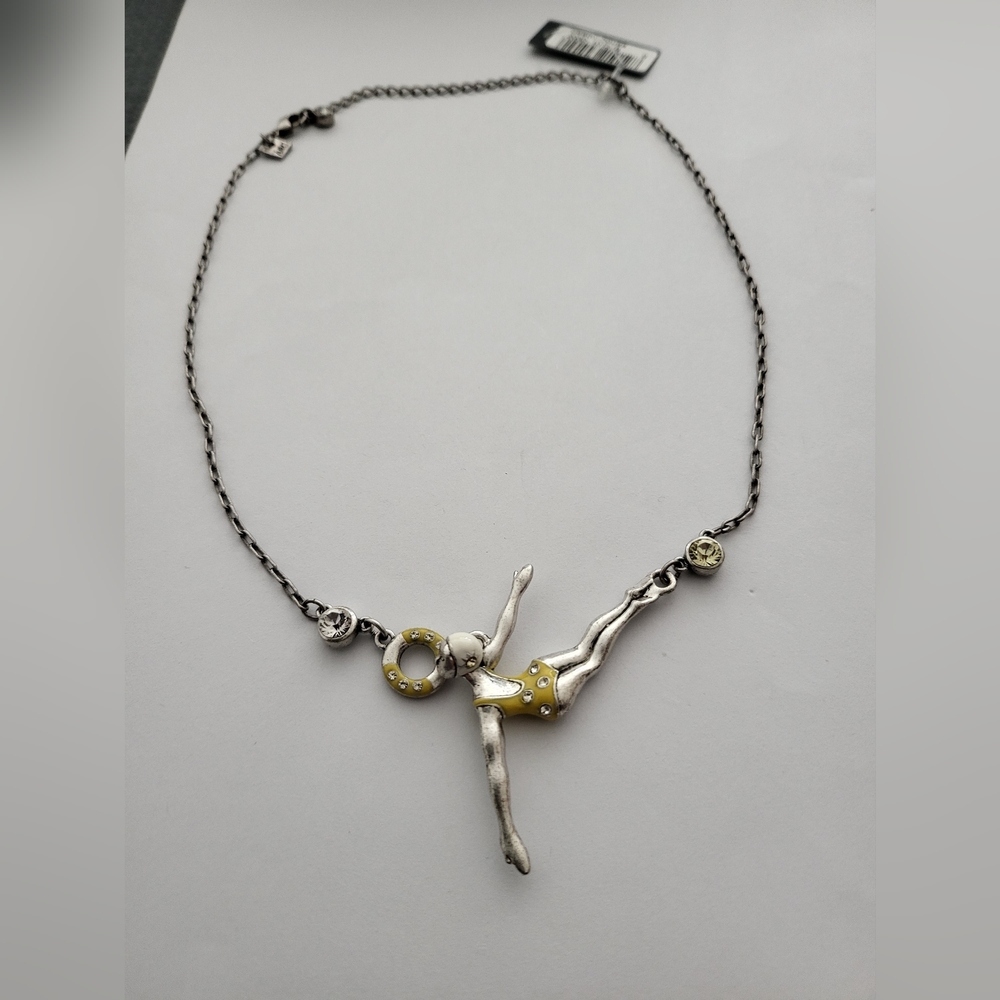 A&C Arts & Crafts Necklace With A Pendant  Gymnast.